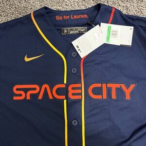 NWT Nike Men's Houston Astros Space City Alex Bregman Baseball Jersey XL